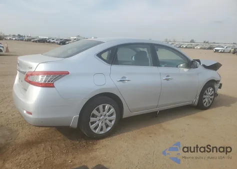 2013 Nissan Sentra S z USA, uszkodzony, nr VIN 3N1AB7AP8DL744198